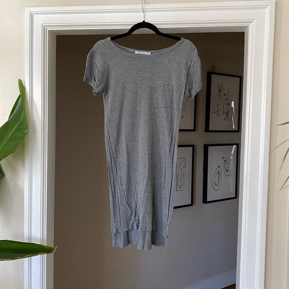 T by Alexander Wang Grey Tshirt Dress sz XS - Picture 7 of 14